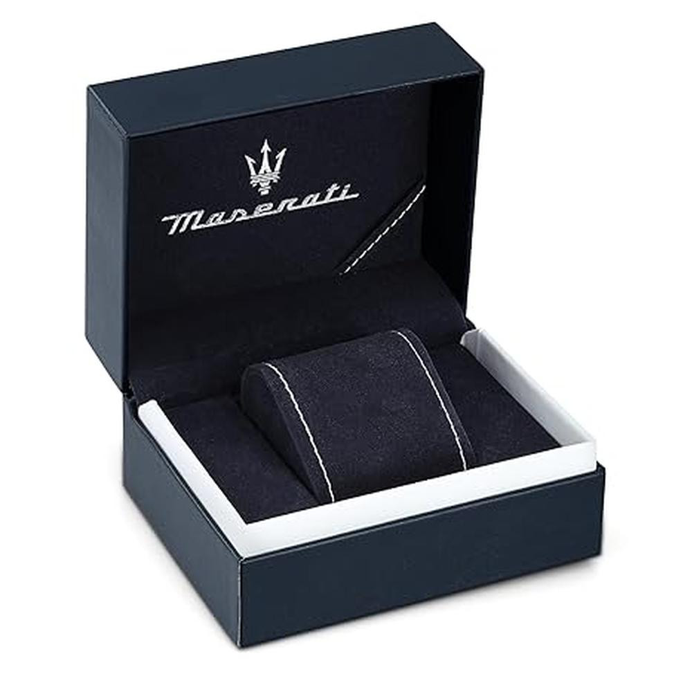 Maserati Legend Chronograph Ivory Dial Two‑Tone Silver And Rose‑Gold Bracelet Mens Watch With Date and Stopwatch - R8873638002 - Image 7